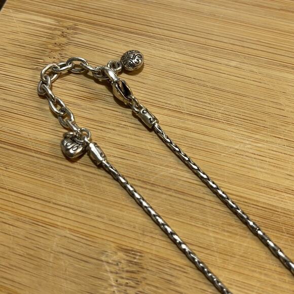 BRIGHTON Y Drop Swarovski Crystal Jeweled Necklace - Picture 7 of 7